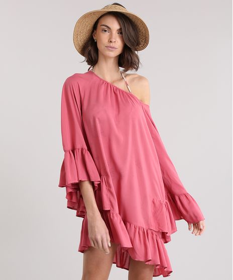 Saida-de-Praia-Lenny-Niemeyer-com-Babados-Coral-8761037-Coral_1