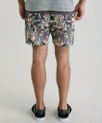 Bermuda-BlueMan-Estampada-de-Borboletas-Preta-8889534-Preto_2