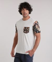 Camiseta-BlueMan-com-Bolso-Estampado-de-Borboletas-Bege-Claro-8854646-Bege_Claro_1