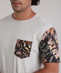 Camiseta-BlueMan-com-Bolso-Estampado-de-Borboletas-Bege-Claro-8854646-Bege_Claro_4
