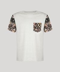 Camiseta-BlueMan-com-Bolso-Estampado-de-Borboletas-Bege-Claro-8854646-Bege_Claro_5