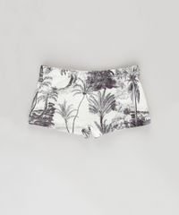 Sunga-Agua-de-Coco-Estampada-Tropical-com-Protecao-UV-Bege-Claro-8958715-Bege_Claro_2