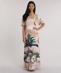 Vestido-Longo-Agua-de-Coco-Estampado-Coqueiros-Bege-8759913-Bege_1