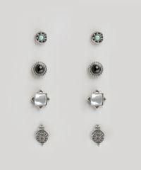Kit-de-4-Brincos-com-Strass-Prateado-8717512-Prateado_1