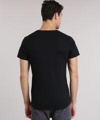 Camiseta-em-Trico-com-Estampa--Waste-Of-Time--Preto-8831035-Preto_2