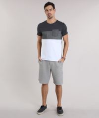 Camiseta-com-Recorte-Cinza-Mescla-Escuro-8792164-Cinza_Mescla_Escuro_3