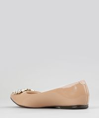 Sapatilha-Bico-Fino-em-Verniz-Moleca-com-Strass-Bege-8960148-Bege_3