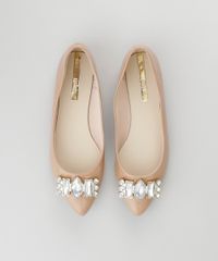 Sapatilha-Bico-Fino-em-Verniz-Moleca-com-Strass-Bege-8960148-Bege_4
