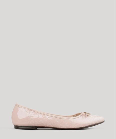 Sapatilha-Bico-Fino-em-Verniz-Moleca-Texturizada-Rosa-Claro-8923936-Rosa_Claro_1