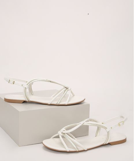 Rasteirinha-Feminina-Oneself-Tira-Dupla-com-No-Off-White-9968378-Off_White_1