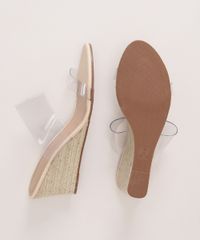 Tamanco-Feminino-Oneself-Anabela-Salto-Medio-com-Tiras-de-Vinil-Bege-Claro-9969686-Bege_Claro_6