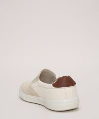 Tenis-Slip-On-Masculino-Oneself-Bege-9971098-Bege_4