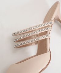 Mule-Feminino-Oneself-Bico-Fino-Salto-Taca-Medio-com-Strass-Bege-Claro-9970728-Bege_Claro_3