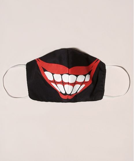 Mascara-de-Tecido-Reutilizavel-Para-Protecao-Individual-Palhaco-Sorriso-Preta-9972086-Preto_1