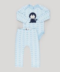 Body-Estampado--Leao-Marinho--em-Algodao---Sustentavel-Azul-Claro-8612349-Azul_Claro_3