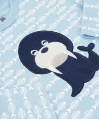 Body-Estampado--Leao-Marinho--em-Algodao---Sustentavel-Azul-Claro-8612349-Azul_Claro_4