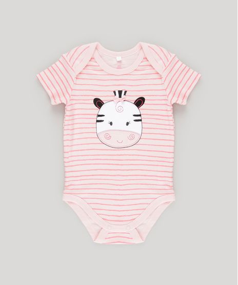 Body-Listrado--Zebrinha--em-Algodao---Sustentavel-Rosa-Claro-8612469-Rosa_Claro_1