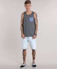 Regata-com-Bolso-Estampado-Cinza-Mescla-Escuro-8833731-Cinza_Mescla_Escuro_3