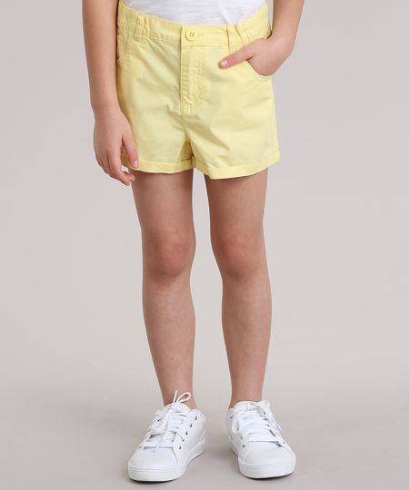 Short-Basico-Amarelo-Claro-8662177-Amarelo_Claro_1 Short-Basico-Amarelo-Claro-8662177-Amarelo_Claro_1