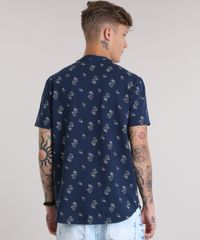 Camisa-Estampada-de-Sereias-em-Piquet-Azul-Marinho-8752764-Azul_Marinho_2