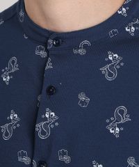 Camisa-Estampada-de-Sereias-em-Piquet-Azul-Marinho-8752764-Azul_Marinho_4