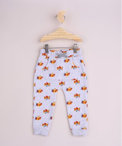 Calca-Infantil-Estampada-Galinha-Pintadinha-Reta-com-Bolso-Canguru-Cinza-9956276-Cinza_1