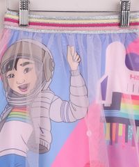 Saia-Infantil-Estampada-A-Caminho-da-Lua-com-Tule-e-Elastico-com-Glitter-Rosa-Claro-9965472-Rosa_Claro_2