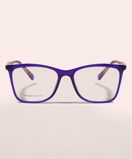 Armacao-para-Oculos-de-Grau-Feminina-Quadrada-Roxa-9950448-Roxo_1