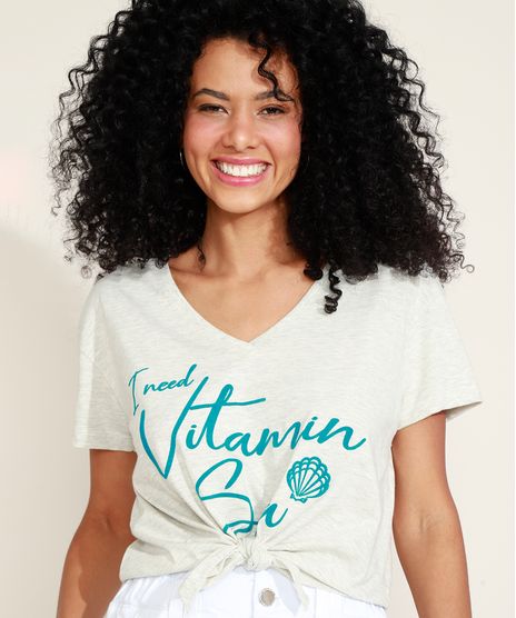 Blusa-Feminina--I-Need-Vitamin-Sea--com-No-Manga-Curta-Decote-V-Off-White-9959760-Off_White_1