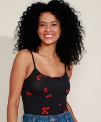 Regata-Feminina-Basica-Estampada-de-Cerejas-com-Alca-Fina-Preta-2-9230322-Preto_2_6