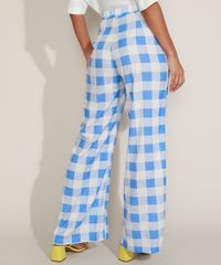 Calca-Feminina-Pantalona-Cintura-Alta-Estampada-Xadrez-Azul-Claro-9960091-Azul_Claro_2 Calca-Feminina-Pantalona-Cintura-Alta-Estampada-Xadrez-Azul-Claro-9960091-Azul_Claro_2