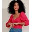 Blusa-Feminina-com-Franzido-Manga-Bufante-Decote-Princesa-Pink-9972549-Pink_1