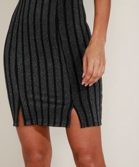 Vestido-Feminino-Listrado-com-Lurex-e-Fendas-Alca-Fina-Preto-9957240-Preto_6