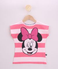 Blusa-Infantil-Minnie-com-Listras-Manga-Curta-Rosa-9947798-Rosa_1
