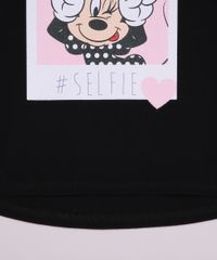Blusa-Infantil-Minnie---Selfie--Manga-Curta-Dobrada-Preta-9954807-Preto_4