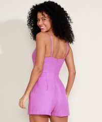 Macaquinho-Feminino-Assimetrico-com-Botoes-Alca-Fina-Decote-Princesa-Rosa-Escuro-9960156-Rosa_Escuro_2