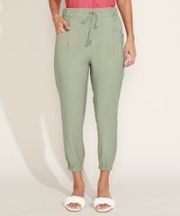 Calca-Feminina-Jogger-com-Cordao-e-Bolsos-Verde-1-9816296-Verde_1_1