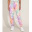 Calca-de-Moletom-Feminina-Jogger-Cintura-Alta--Estampada-Tie-Dye-com-Cordao-Multicor-9960290-Multicor_1