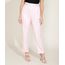 Calca-Feminina-Clochard-Cintura-Super-Alta-com-Faixa-para-Amarrar-e-Bolsos-Rosa-Claro-9967924-Rosa_Claro_1