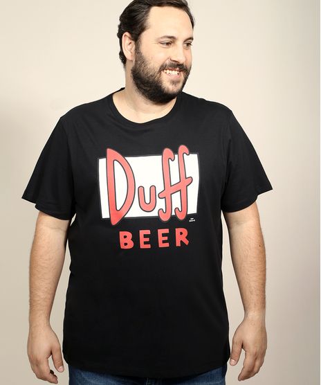 Camiseta-Masculina-Plus-Size-Duff-Beer-Os-Simpsons-Manga-Curta-Gola-Careca-Preta-9951577-Preto_1
