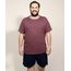 Pijama-Masculino-Plus-Size-com-Listras-Manga-Curta-Vinho-9972816-Vinho_1