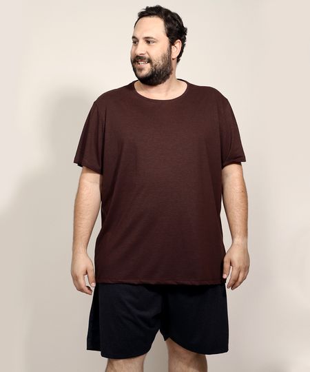 Pijama-Masculino-Plus-Size-Manga-Curta-Marrom-9972819-Marrom_1 Pijama-Masculino-Plus-Size-Manga-Curta-Marrom-9972819-Marrom_1