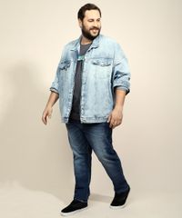 Jaqueta-Jeans-Unissex-Plus-Size-Oversized-Marmorizada-com-Bordado-Azul-Claro-9973110-Azul_Claro_3 Jaqueta-Jeans-Unissex-Plus-Size-Oversized-Marmorizada-com-Bordado-Azul-Claro-9973110-Azul_Claro_3