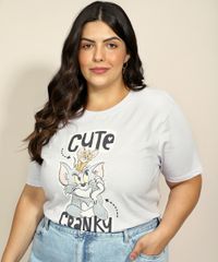 Blusa-Feminina-Plus-Size-Tom-e-Jerry-Manga-Curta-Decote-Redondo-Off-White-9967434-Off_White_5