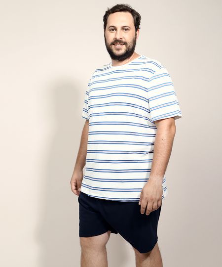 Pijama-Masculino-Plus-Size-com-Listras-Manga-Curta-Off-White-9972815-Off_White_1 Pijama-Masculino-Plus-Size-com-Listras-Manga-Curta-Off-White-9972815-Off_White_1