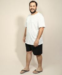 Pijama-de-Piquet-Masculino-Plus-Size-Manga-Curta-Branco-9972817-Branco_3