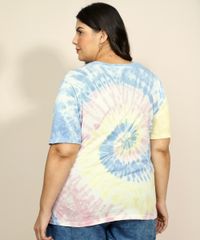 Blusa-Feminina-Plus-Size-Tom-e-Jerry-Estampada-Tie-Dye-Manga-Curta-Decote-Redondo-Multicor-9967437-Multicor_4