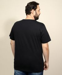 Camiseta-Masculina-Plus-Size-Pride-Mickey-Arco-Iris-Manga-Curta-Gola-Careca-Preta-9968117-Preto_4