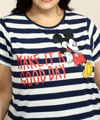 Pijama-Feminino-Plus-Size-Mickey-Mouse-Listrado-Manga-Curta-Azul-Marinho-9971224-Azul_Marinho_5