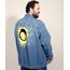 Jaqueta-Jeans-Unissex-Plus-Size-Oversized-com-Estampa-de-Grafite-e-Button-Azul-Medio-9973108-Azul_Medio_1
